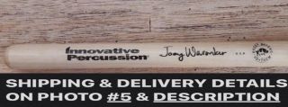 Roger Waters Joey Waronker Us And Them Tour Drumstick Pink Floyd 2018 Rare