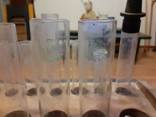 RARE Set Vintage Pyrex Lab Glass Beakers Cylinders Doctor Scientists 3