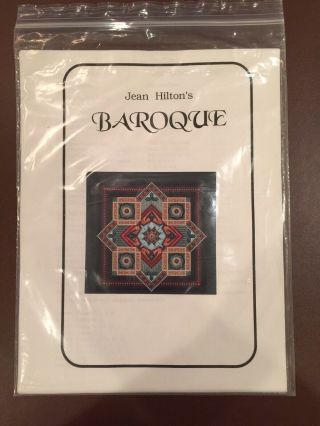 Rare Jean Hilton’s Baroque Counted Canvas Needlepoint Pattern Chart