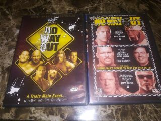 Wwf Wwe No Way Out 2002 2003 Dvd World Order Wrestling Rare Oop