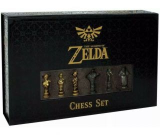 The Legend Of Zelda Chess Set Oop Rare Board Game Usaopoly (great Condi