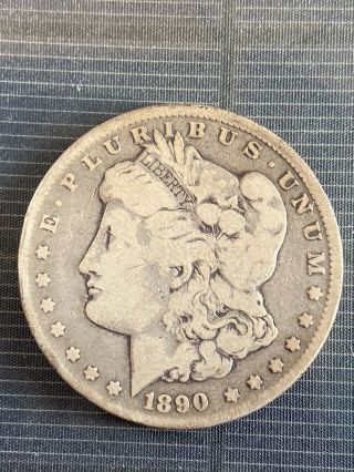 1890 - Cc Morgan Silver Dollar Rare Carson City 90 Silver Us Collectible Coin.