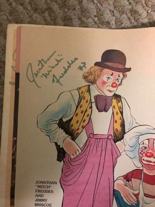 Ringling Brothers VTG 1977 Program RARE Signed Autograph By Clowns & Performers 3