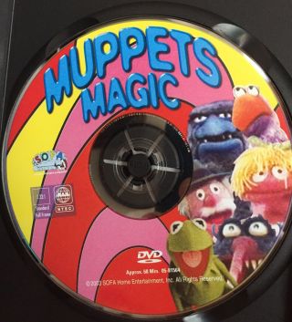 Muppets Magic - From The Ed Sullivan Show - (DVD,  2003) Rare DVD Jim Henson 2