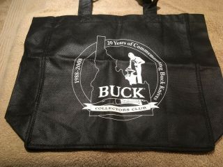 Buck Knife - (1988 - 2008) Bcci 20 Year Promotional Tote Bag Rare