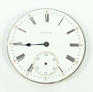 Elgin 16 Size 15 Jewel Pocket Watch Movement - Tb599