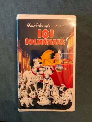 Walt Disney 101 Dalmatians 1992 Vhs Black Diamond The Classics Rare