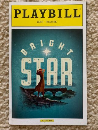 Broadway Bright Star Playbill Rare Obc Cast