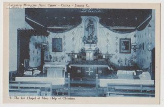 Early Postcard,  China,  Salesian Missions,  Shiu Chow China,  Series C,  Rare