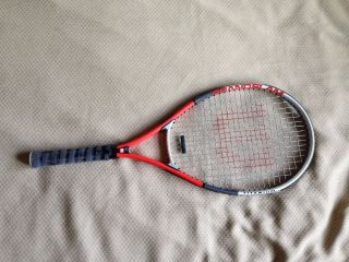 Wilson Grand Slam Titanium Tennis Racket - Rare Find 4 1/4 Grip L2