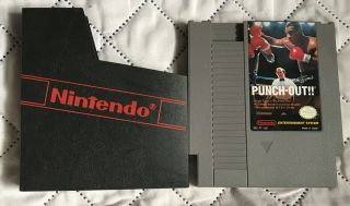 Nes Mike Tysons Punch - Out W/sleeve (nintendo Entertainment System) Rare