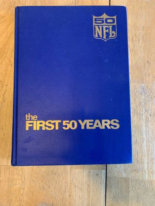 The First 50 Years Of The Nfl Book Rare 1969