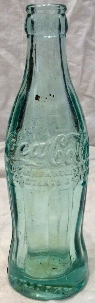 Rare Ice Blue Coca Cola Dated Nov.  16,  1915 Bottle Altoona,  Pa.  Hobble Skirt