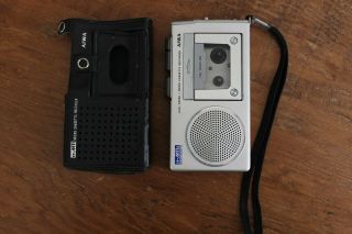 Vintage Aiwa Tp - M11s Micro Cassette Recorder Parts Made Japan Rare