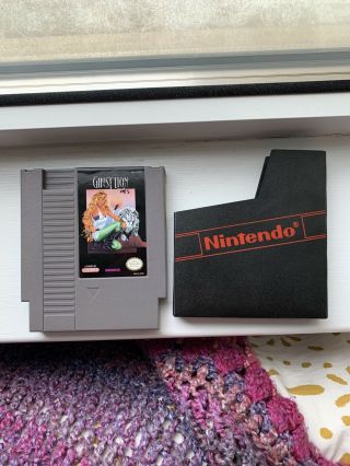 Nintendo Nes Kemco - Ghost Lion - Rare Cart W/ Sleeve