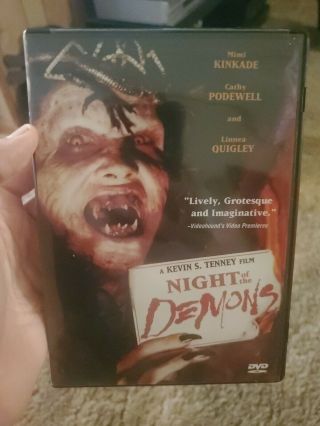Night Of The Demons (dvd,  2004) Oop Mega Rare Horror