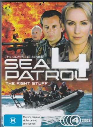Sea Patrol 4 = Complete Series = The Right Stuff (dvd :4 Disc) Rare Oop