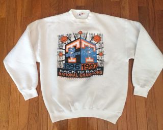 Tennessee Lady Vols Back2back 96 - 97 National Champions Sweatshirt - Adult Large
