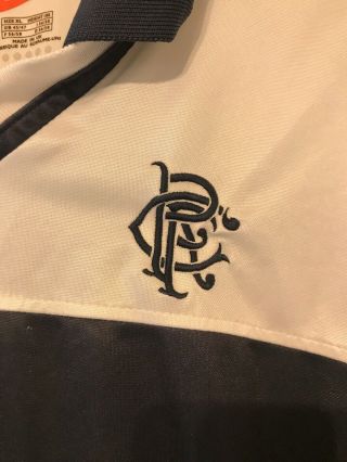 Glasgow Rangers 1999 - 2000 Away Shirt Size XL Rare Vintage Retro 3