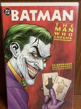 Dc Comics Batman The Man Who Laughs 2005 First Print (prestige Format) Rare Htf