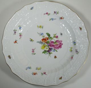 Antique Meissen Porcelain Soup Bowl 4