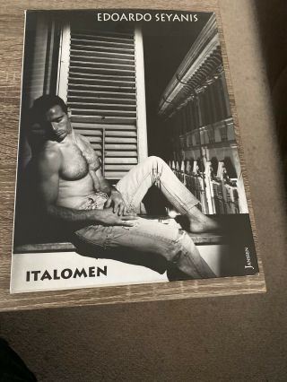 Italomen By Seyanis (1994,  Paperback) Gay Interest - Htf - Rare - Glbtq