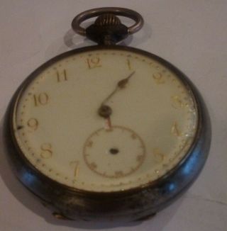 Antique Pocket Watch Clairmont Swiss Made Spares