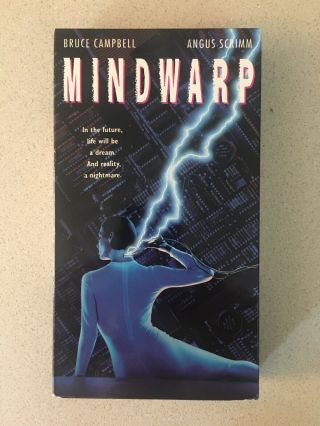 Mindwarp (1992,  Vhs) Bruce Campbell,  Rare Horror