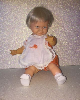 Vintage 1968 Ideal - - - - Toddler Thumbelina 10 " Doll - - - - No String / Not