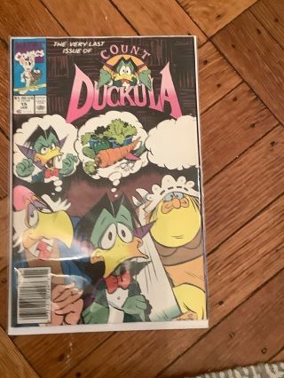 Marvel Comics Count Duckula No.  15.  Last Issue.  Rare.
