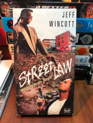 Street Law Welcome To The Jungle With Jeff Wincott 1994 Action Vhs Rare
