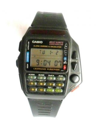 Casio Vintage Cmd - 40 Tv Remote Control Watch Very Rare & Collectable