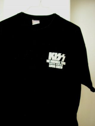 Kiss Farewell Tour Local Crew Shirt Rare