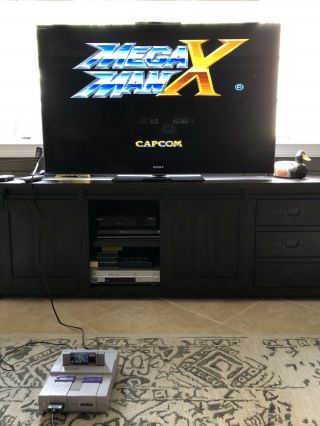 Mega Man X (1994) Snes Nintendo Rare - &