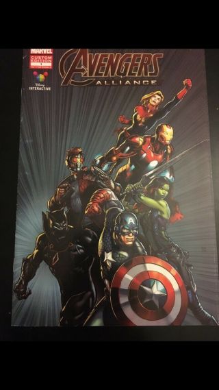 Marvel Avengers Alliance Comic Book Custom Edition 1 Extremely Rare,  Promo,