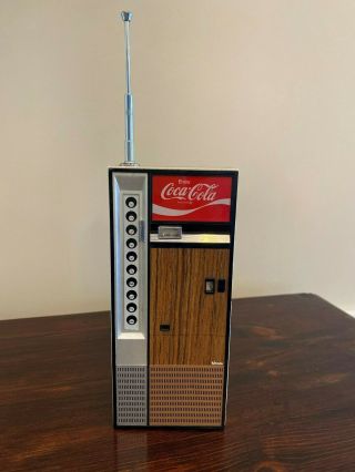 Rare Vintage 1970s Coca Cola Transistor Vending Machine Radio - Does Not Work