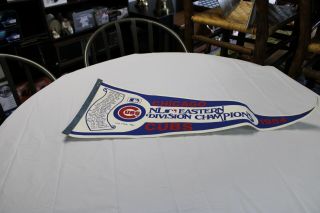 Rare Vintage Chicago Cubs N.  L.  Eastern Division Champions 1984 Pennant