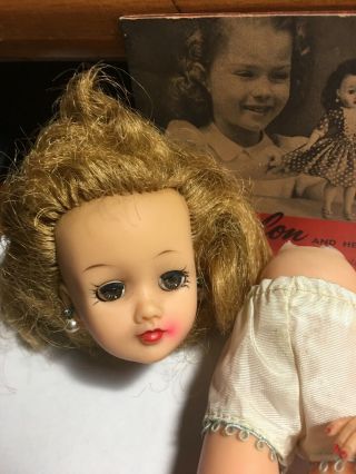 Vintage 10.  5” Ideal Little Miss Revlon Doll Parts Repair 2