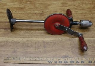 Antique Millers Falls No 120b,  2 Speed Shoulder,  Breast Drill,  Intact & Functional