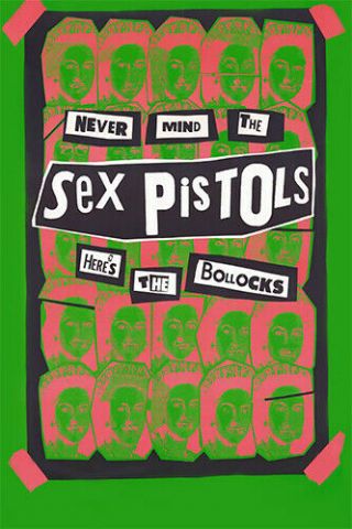 Sex Pistols 1977 (mega Rare) American Promo Poster Print