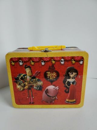 Rare The Book Of Life Dia De Los Muertos Lunchbox Tin Case Box