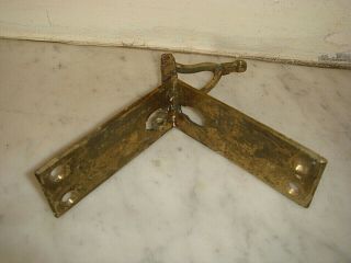 Victorian Door Bell Pull Corner Crank,  Antique Servants Bell Pull Crank. 3