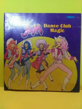 Rare Jem Dance Club Magic Little Golden Book 1986
