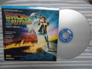 Rare Oop Back To The Future Laserdisc Film 1985 Michael J Fox Steven Spielberg