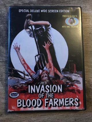 Invasion Of The Blood Farmers Dvd Disc Horror Out Of Print Rare Retromedia