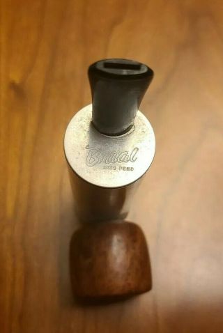 Rare Antique / Vintage Mid - Century Brial Brand Tube Smoking Pipe Wow A,