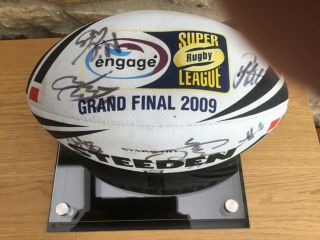 Rare Leeds Rhinos - 2009 Grand Final Match Ball - Signed By Winning Squad