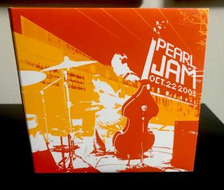 Pearl Jam Live: 10 - 22 - 03 Benaroya Hall Ten Club Double Cd Digipak Rare Oop