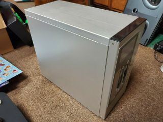 Lian Li Vintage Retro Computer Case Rare Metal Silver EMPTY CASE 2
