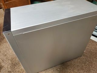 Lian Li Vintage Retro Computer Case Rare Metal Silver EMPTY CASE 3